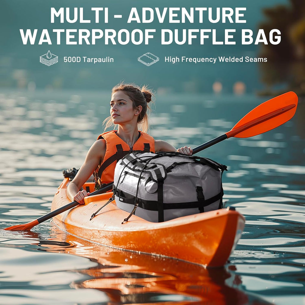 MIER Large Waterproof Duffel Bag - 60L/80L Dry Bag Backpack