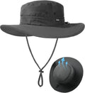 FURTALK Sun Hats for Men Women Packable Wide Brim Summer UV Protective Bucket Hat UPF 50+ Hat for Fishing Hiking