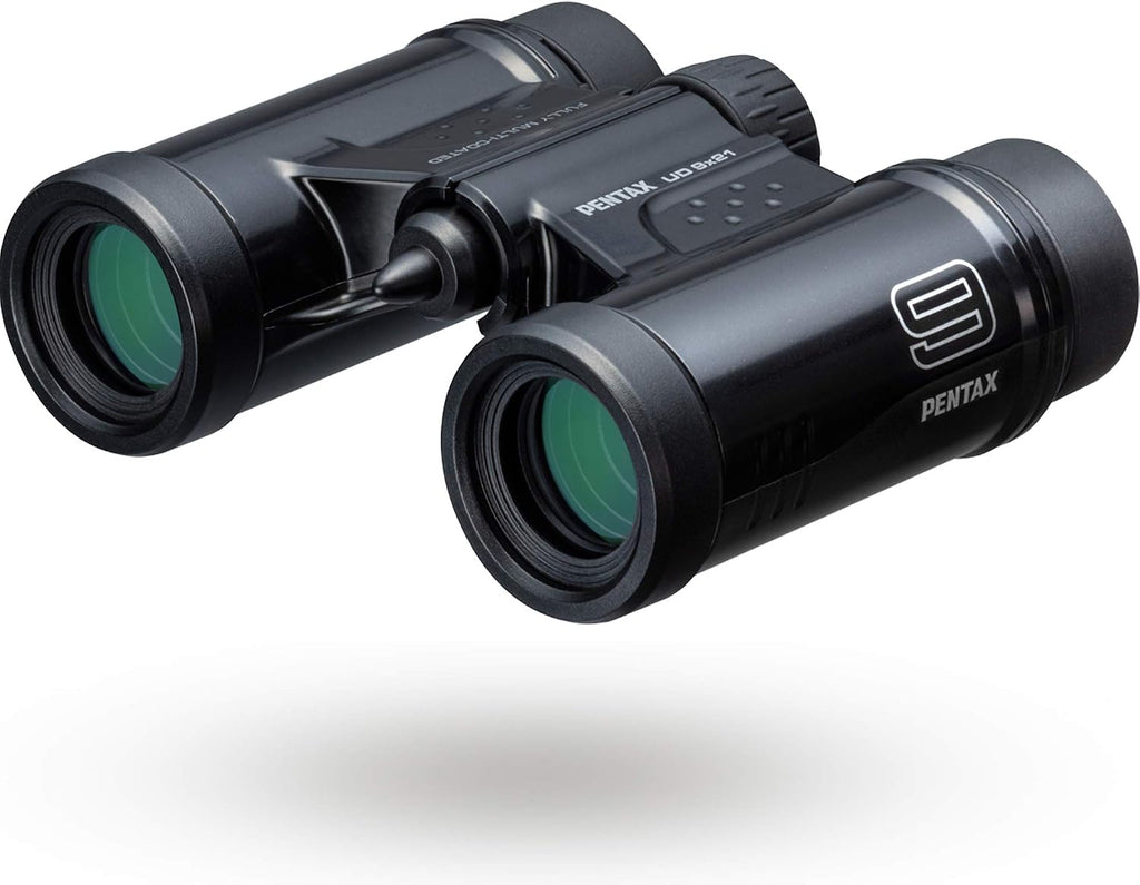PENTAX Binoculars UD 10x21- Black. 10x magnification with roof prism. Bright and clear viewing, lightweight with Multi-coating to acheive excellent image performance. For concerts, sports and safari