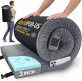 3 Inch Memory Foam Camping Mattress Pad, Non-Slip Roll Up Bed for Tent, Car