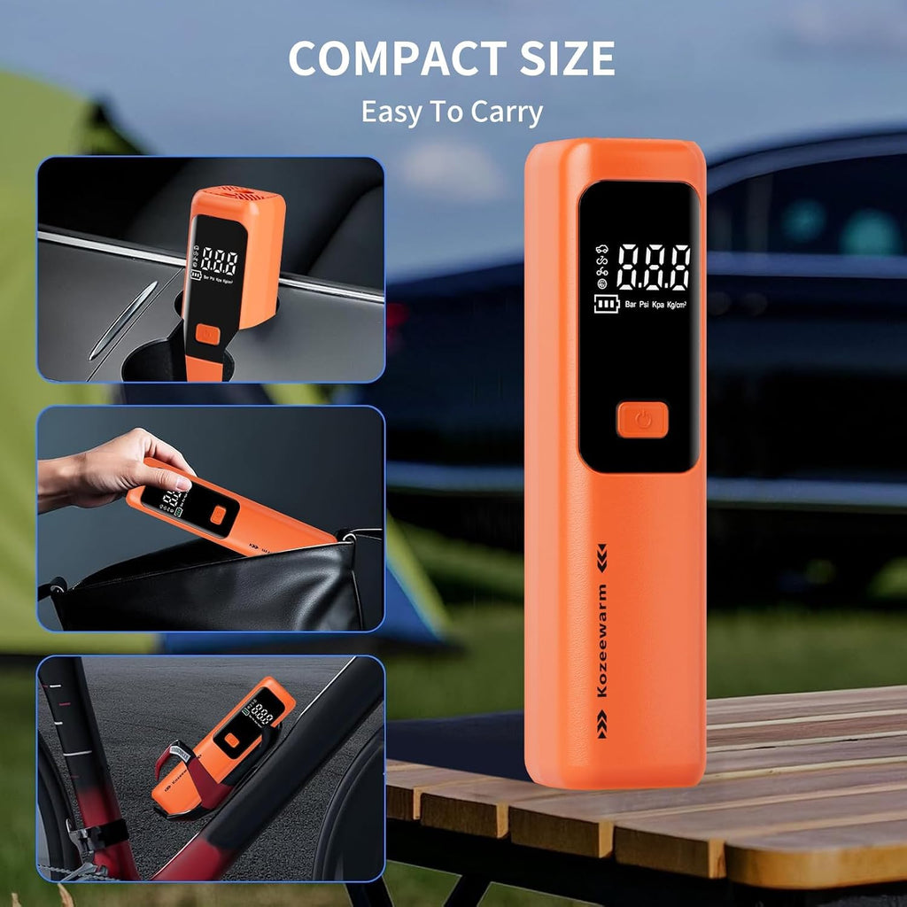 Tire Inflator Portable Air Compressor for Car, Motocycle, Bike Inflatables