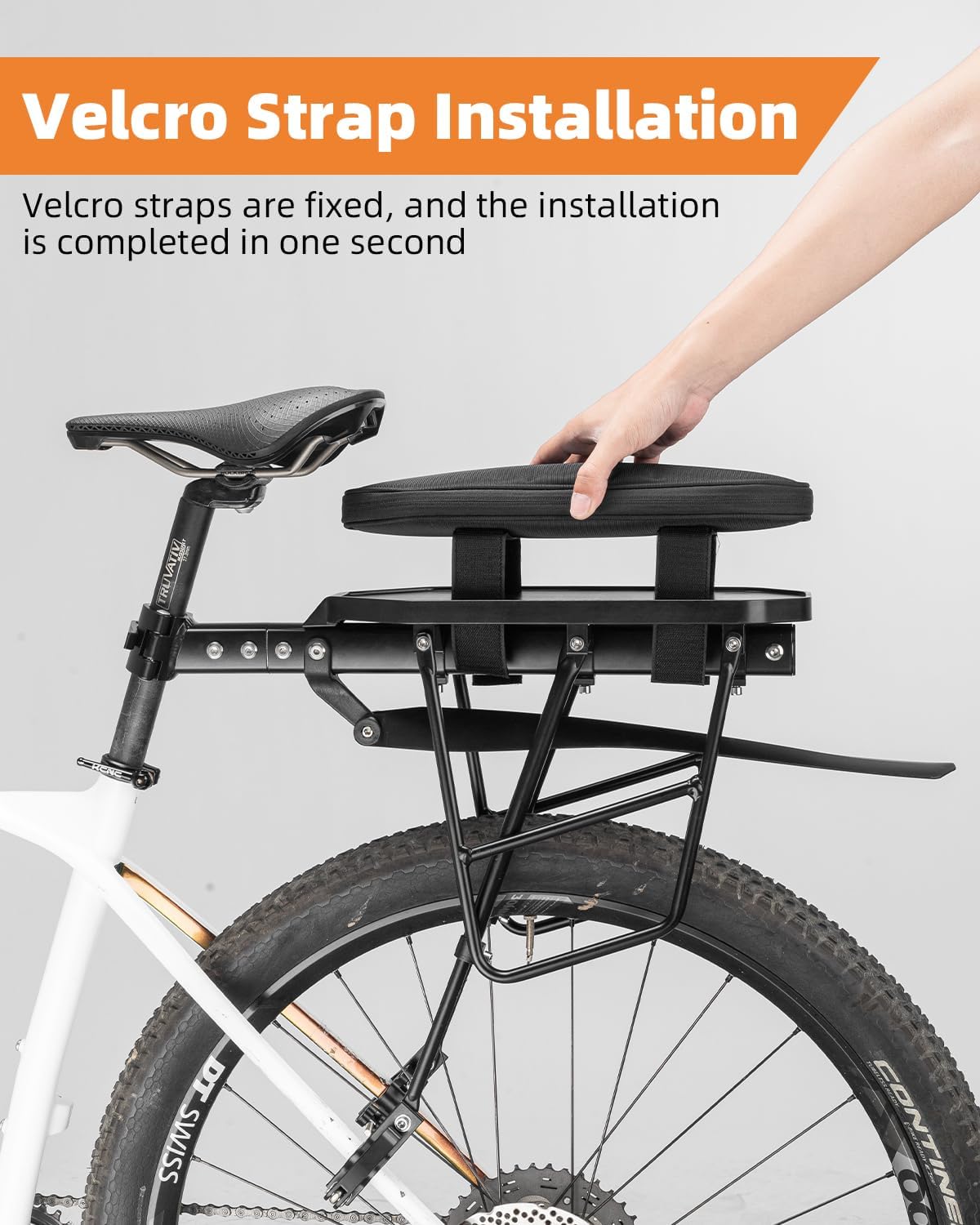 ROCKBROS Foldable Bike Bag for Rear Rack Expandable 5L