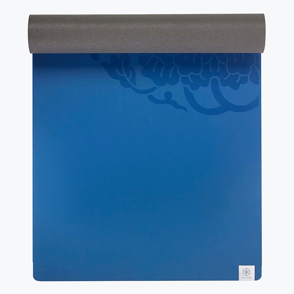Gaiam Dry-Grip Yoga Mat, Non-Slip, Hot Yoga