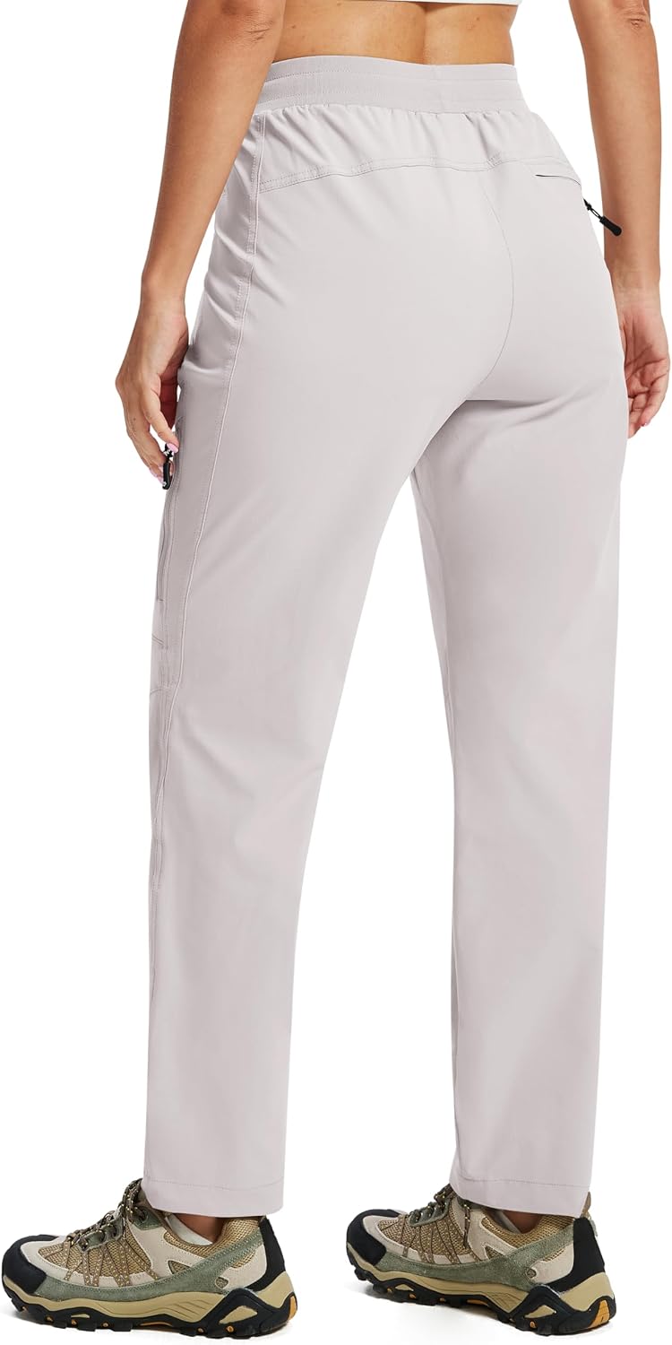 AIRIKE Women's Hiking Cargo Pants Lightweight Quick Dry Joggers Sweatpants Casual Work Travel Outdoor Pant with Pockets