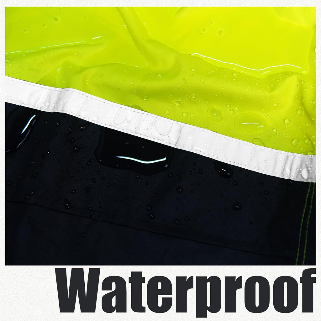 RainRider Waterproof Breathable Suits for Men - Durable Oxford Rain Jacket Coat With Pants