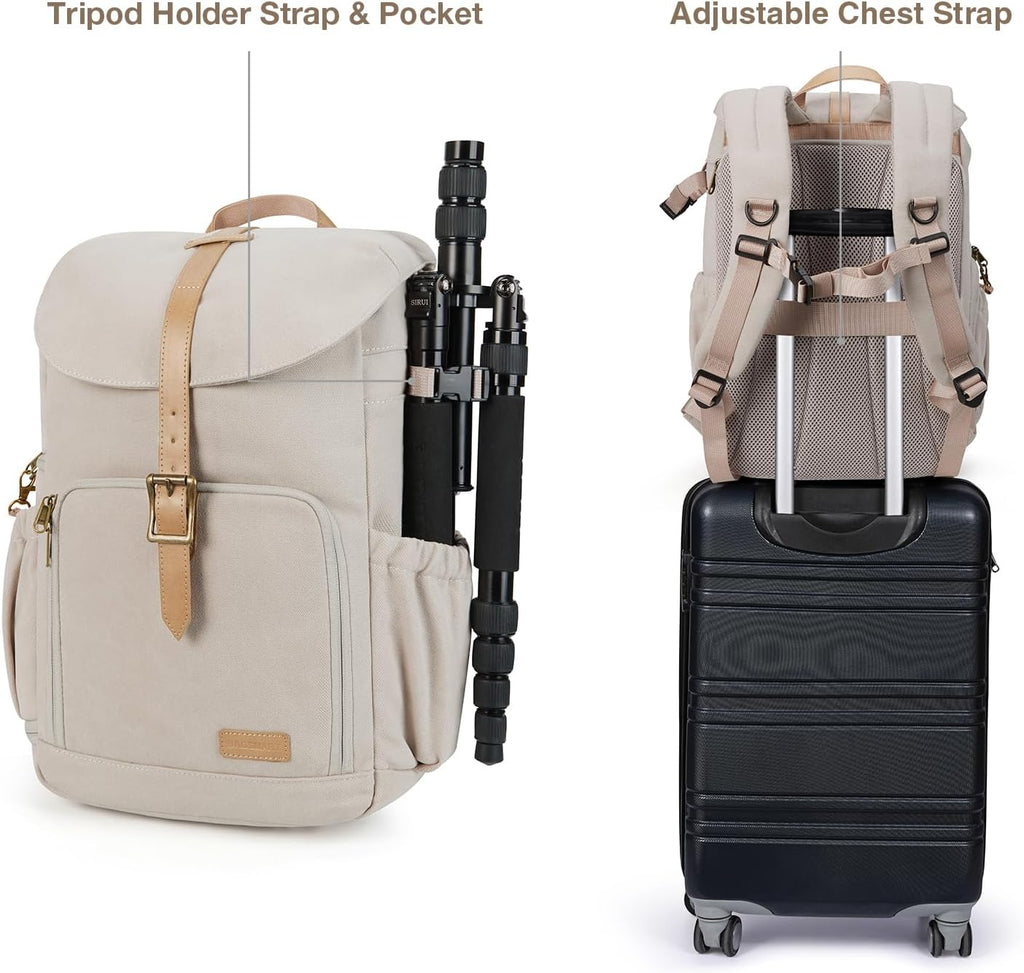 BAGSMART Camera Backpack DSLR Camera Bag Backpacks for Photographers