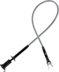 NoCry Magnetic Flexible Claw Grabber Pickup Tool with Bright LED Light - 27.7in Long Magnetic Pickup Tool, Retractable Claw Grabbing Tool, Magnetic Grabber Tool with 5lb Pull Strength Pick Up Tool