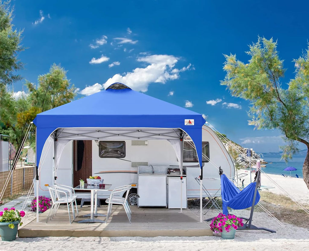 ABCCANOPY 10x10 Pop up Canopy Tent Instant Outdoor Shelter, Royal Blue