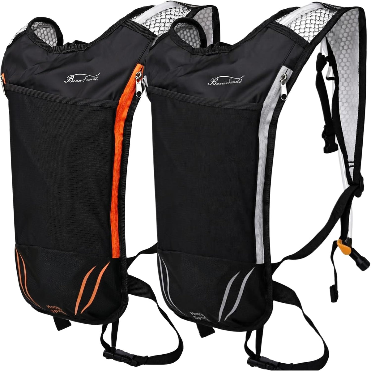 2 Pack Hydration Pack with 2L Backpack Water Bladder - Great for Outdoor Sports of Running Hiking Camping Cycling Skiing