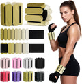 Wrist Weights – Ankle Wrist Weights for Women & Men – Adjustable Weighted Bangles Set (1 lb Each) | Arm and Leg Weights for Yoga, Pilates, Running & Walking