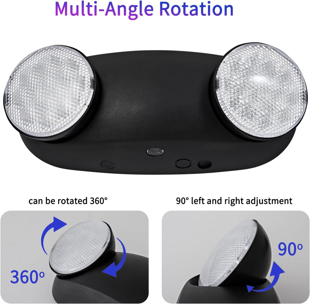 CM MZY Emergency Lights with Battery Backup, Commercial LED Emergency Light