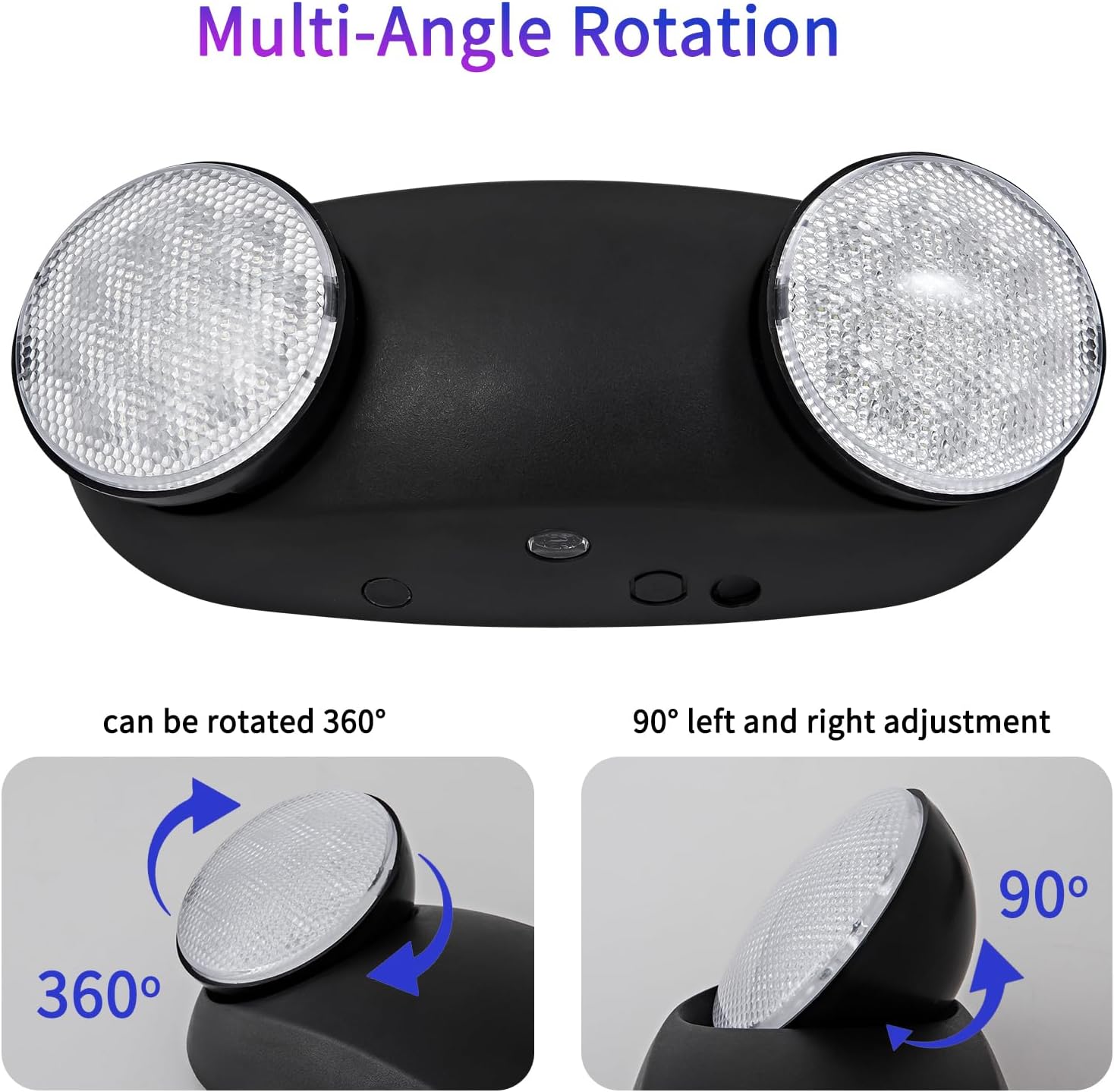 CM MZY Emergency Lights with Battery Backup, Commercial LED Emergency Light
