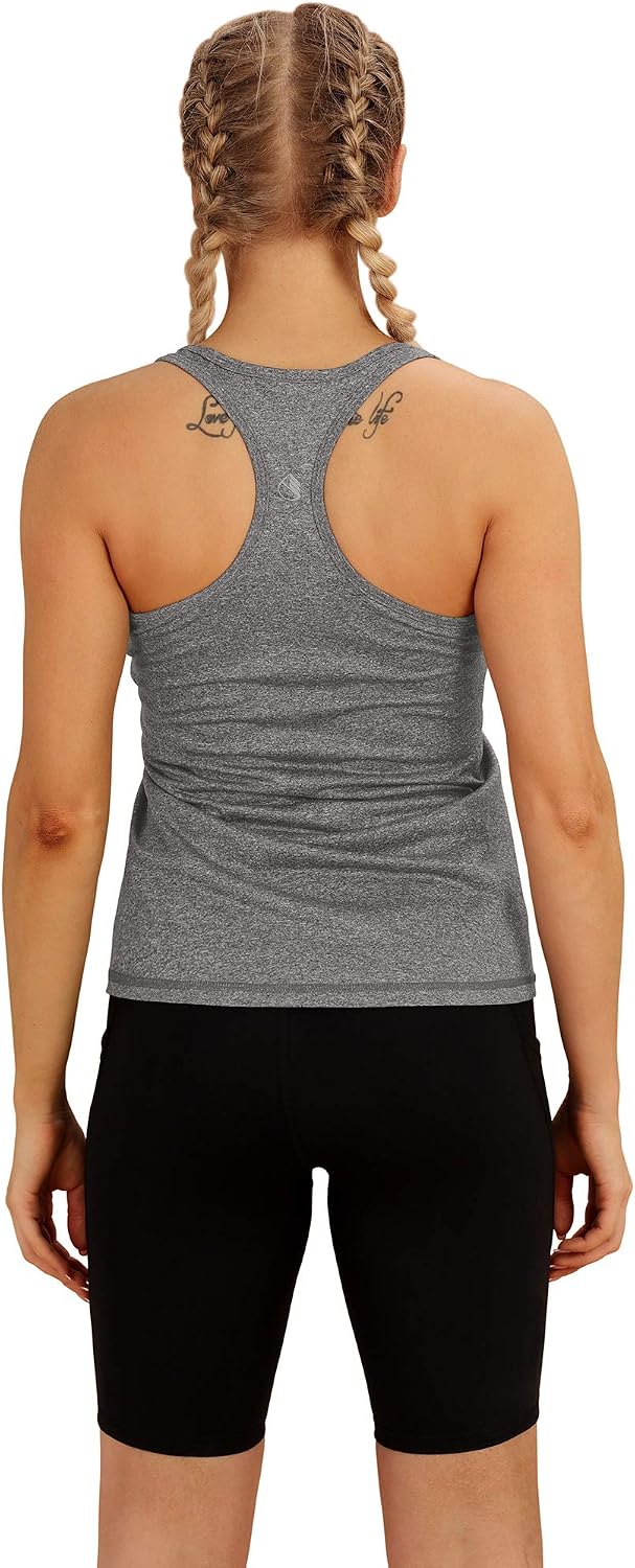 icyzone 3 Pack Women's Racerback Workout Tank Tops