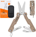 NexTool Micro Sailor Scissors S0, 8-in-1 Mini Keychain Multitool (Khika)