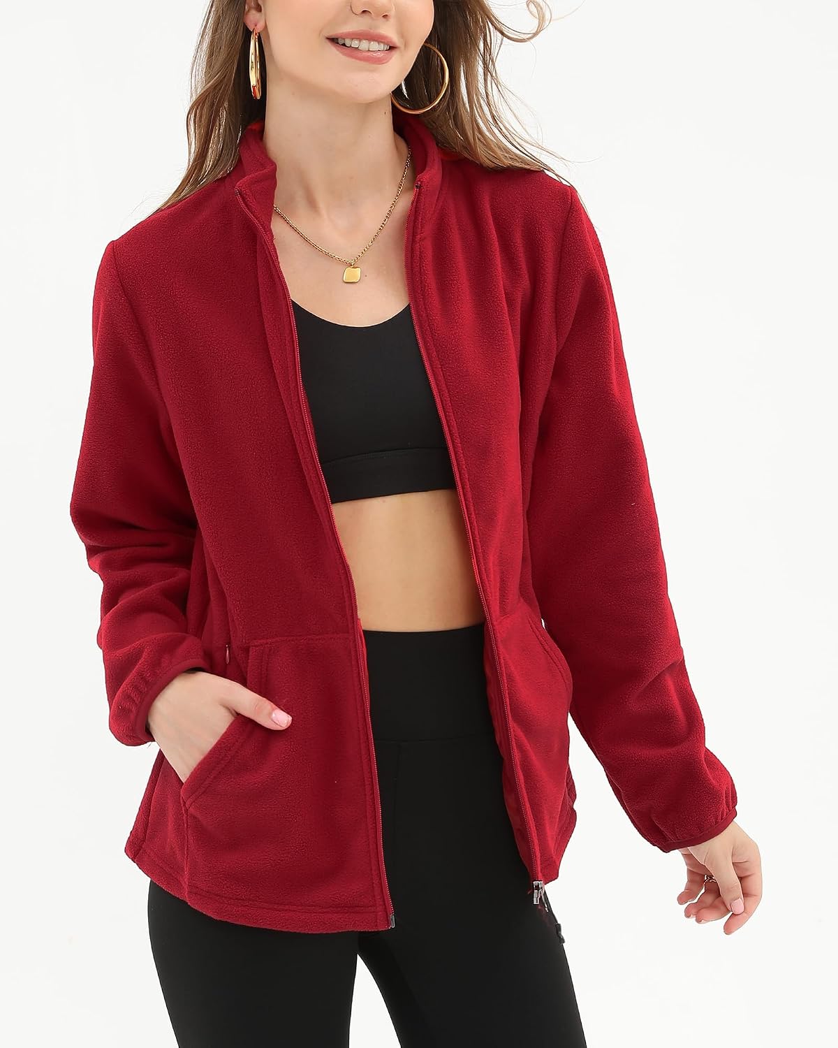 Argstar Women's Fleece Jacket 6 Pockets (XS-2XL)
