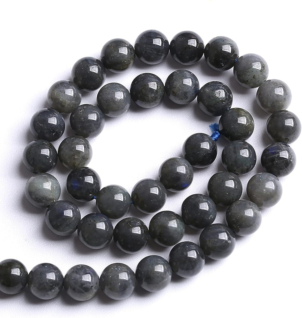 4MM 88PCS Natural Stone Black Labradorite Beads Crystal Loose Beads for Jewelry Making DIY Bracelet