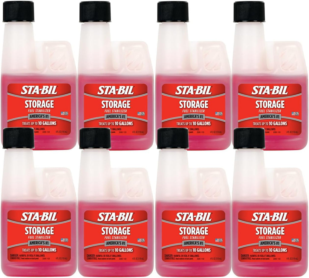 STA-BIL Storage Fuel Stabilizer, 4 oz, 8-Pack