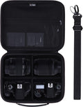 Medium Camera Case Bag for Canon/Sony/Nikon Camera and Multiple Lens Black