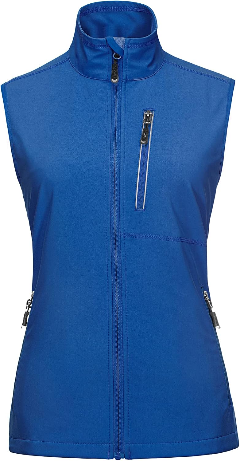 33,000ft Women's Lightweight Running Vest with 6 Pockets for Travel Golf