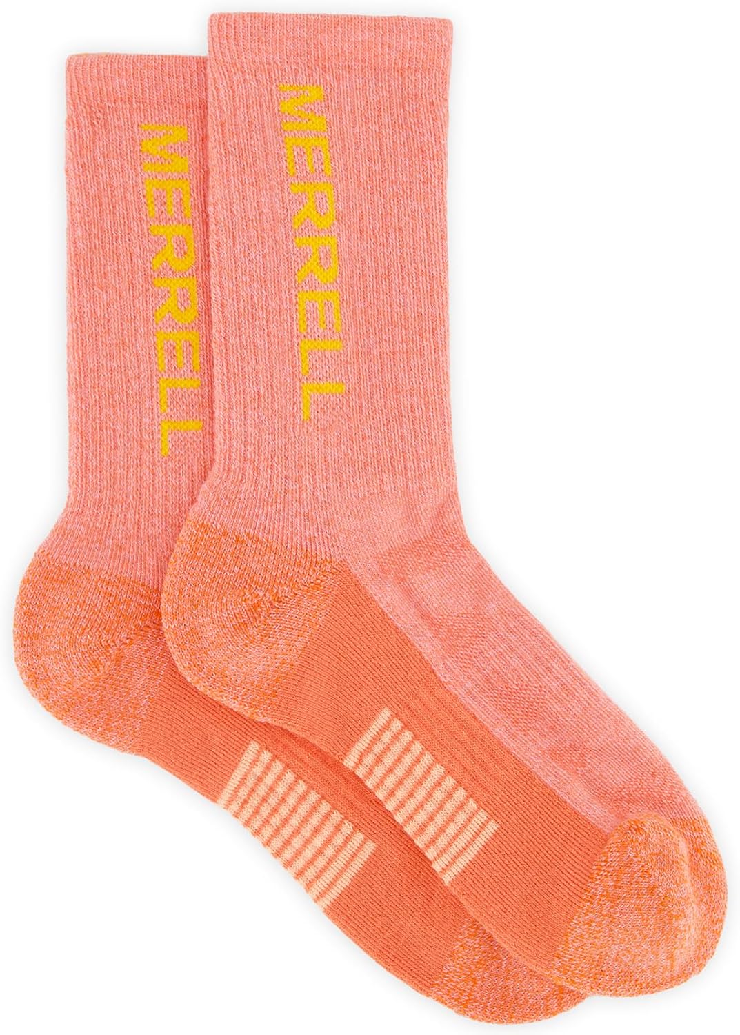 Merrell Unisex Moab Hiking Crew Socks, Full Cushion Sock for Heavy-duty Trails