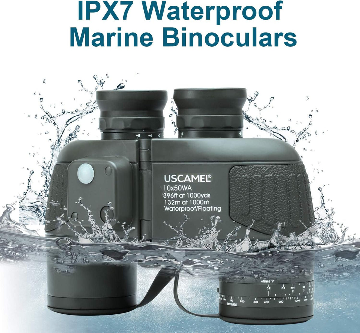 USCAMEL 10X50 Marine Binoculars for Adults: Binoculars for Sailing Boating