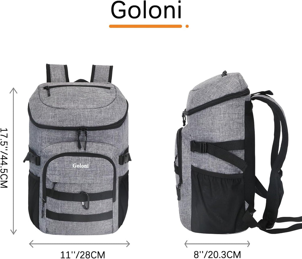 Cooler Backpack Insulated Leak Proof,Small Soft Coolers Bag for Men and Women Camping,Travel,Beach,Hiking,Picnic