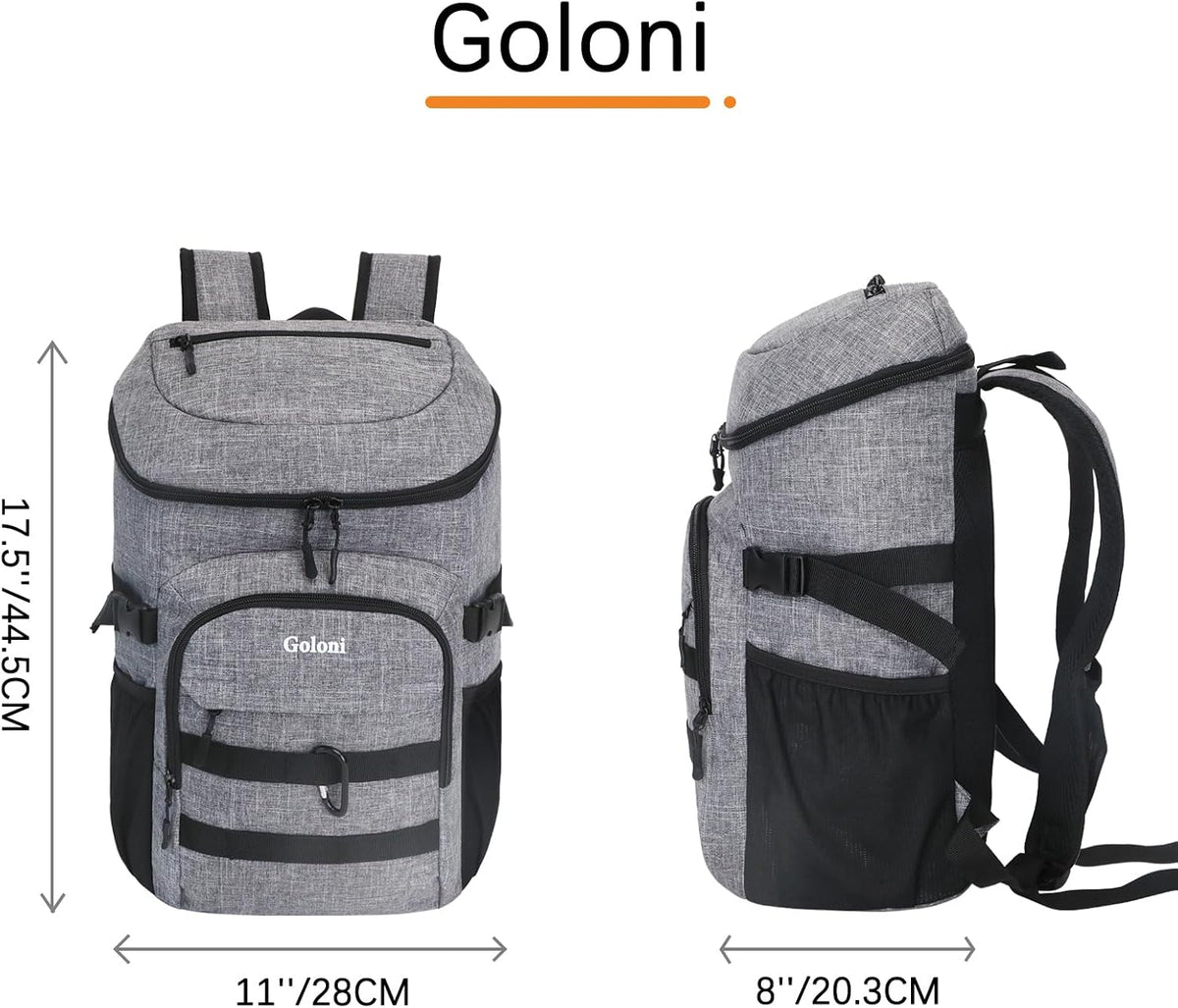 Cooler Backpack Insulated Leak Proof,Small Soft Coolers Bag for Men and Women Camping,Travel,Beach,Hiking,Picnic