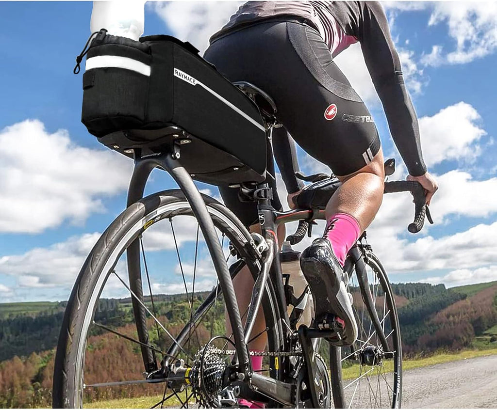 RAYMACE Bike Rear Rack Bag, Bike Trunk Cooler Bag