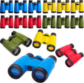 ASONA 24 PCS Binoculars for Kids with Neck String, Bulk Toy Binoculars Nature Exploration Toys Safari Jungle Animal Theme Party Favors for Bird Watching Camping Hunting Hiking Supplies