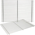 J&HYBBQ 19.5" Grill Grates for Weber Genesis 300 Series 2007-2016, E/EP/S-310 320 330 Grills, 7mm 304 Stainless Steel Replacement Parts for Weber 6512001 6519099, 2 Pack