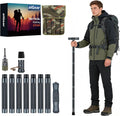 aiGear H2/H3 Heavy-Duty Walking Stick with Multi-Tool, 6-8 Section Staff