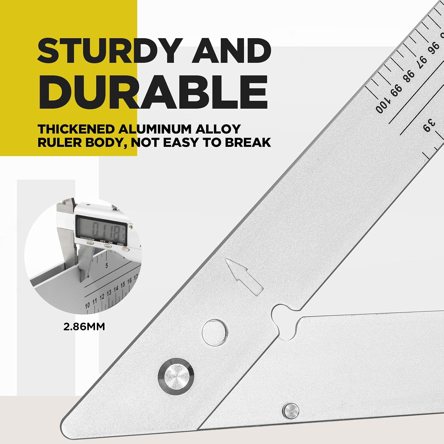 Relaxweex 48 Inch Folding Triangle Ruler Aluminum Framing Square