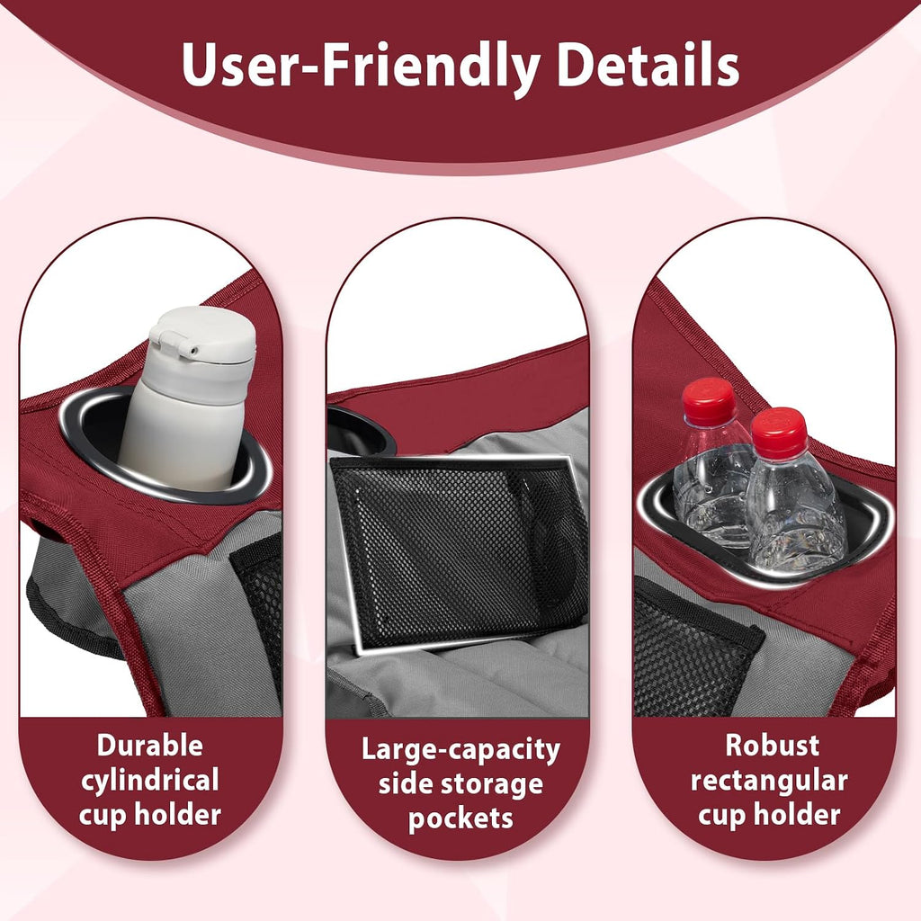 Youtanic Oversized Camping Chair, Portable Folding Camping Chairs