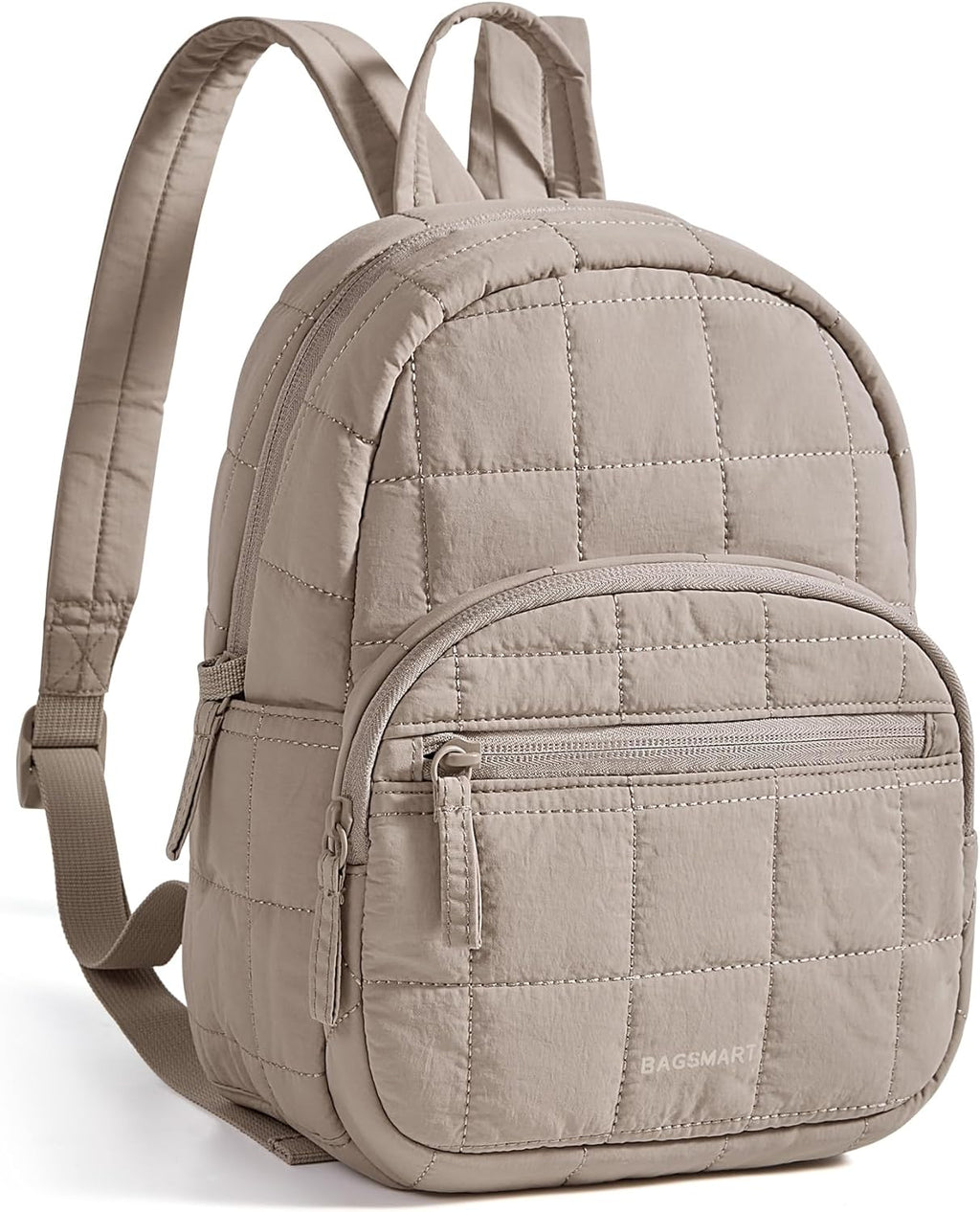 BAGSMART Mini Backpack for Women, Small Backpack Purse, Camel