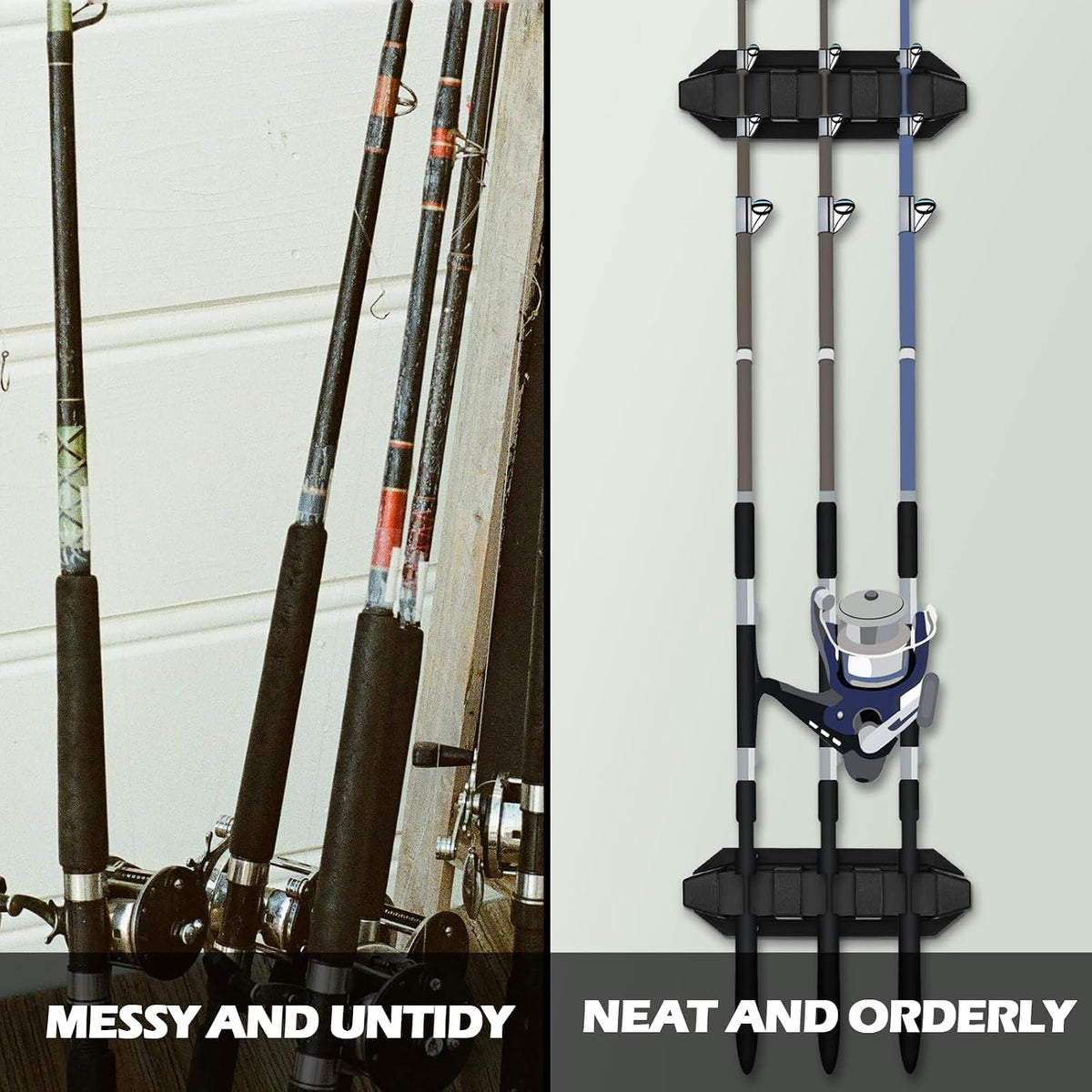 Sratte 4 Pcs Rod Holders Fishing Boat Pole Holder
