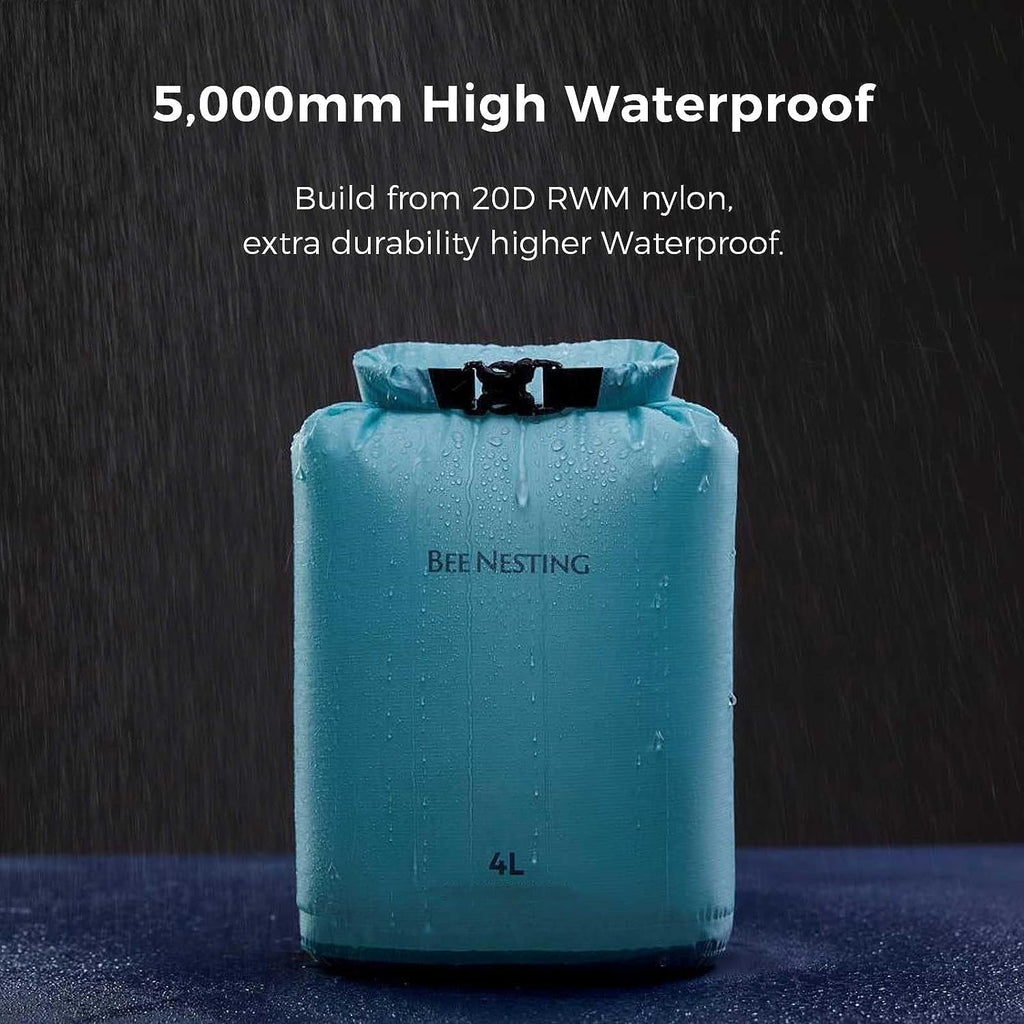 Bee Nesting Waterproof Dry Bag Lightweight Dry Sack Marine Dry Bags Suitable for swimming,kayaking,rafting boating, surfing, outdoor travel, mountaineering,hiking