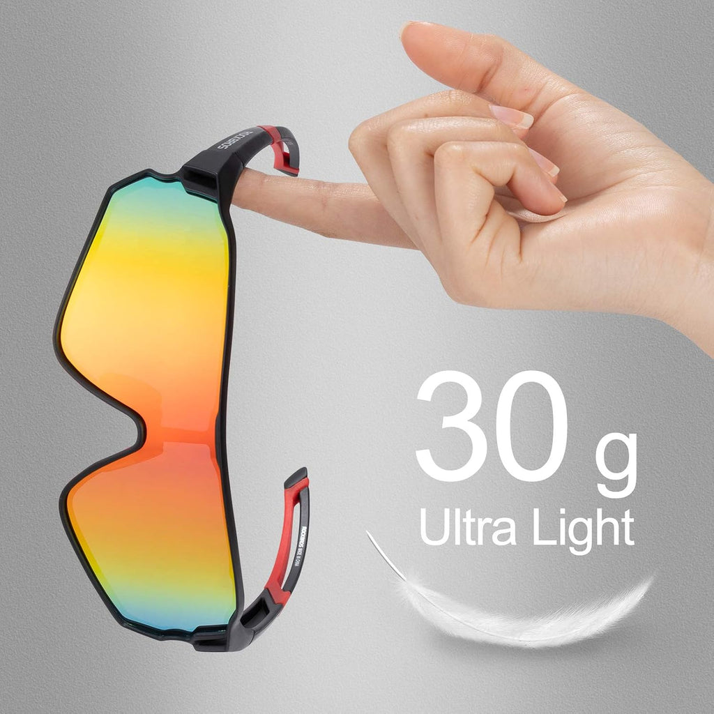 ROCKBROS Polarized Sports Sunglasses Anti-Glare HD Cycling Sun Glasses