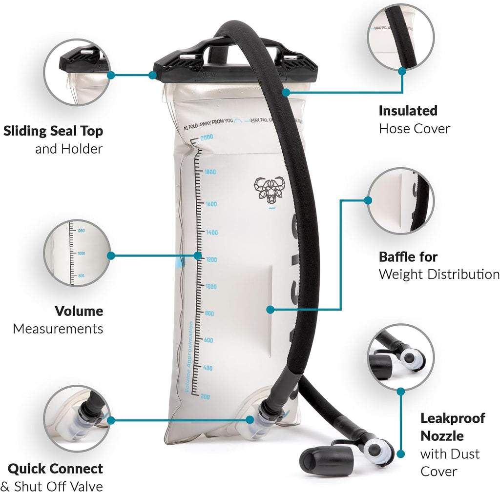 Water Buffalo Oasis 2L and 3L Hydration Bladder
