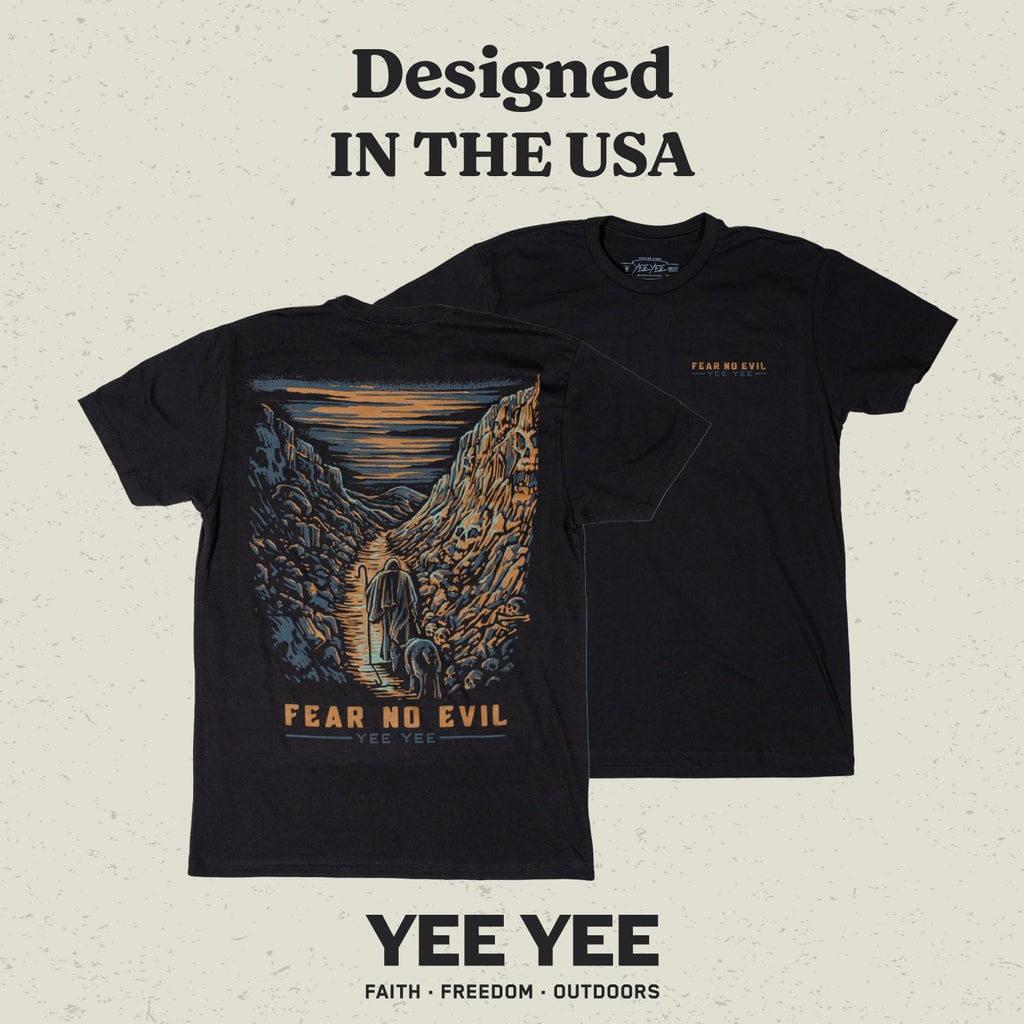 Yee Yee Apparel Christian Faith Graphic Tee Shirt – Men’s Christian Graphic Tees and Short Sleeve Shirts
