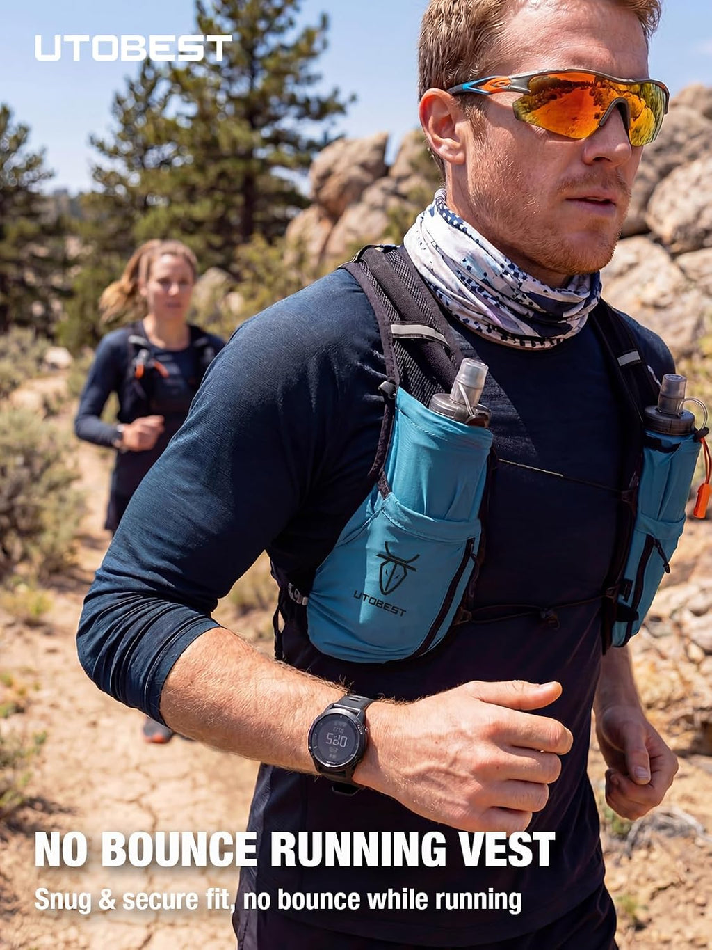 UTOBEST Running Vest Lightweight Hydration Pack 10L UTR110