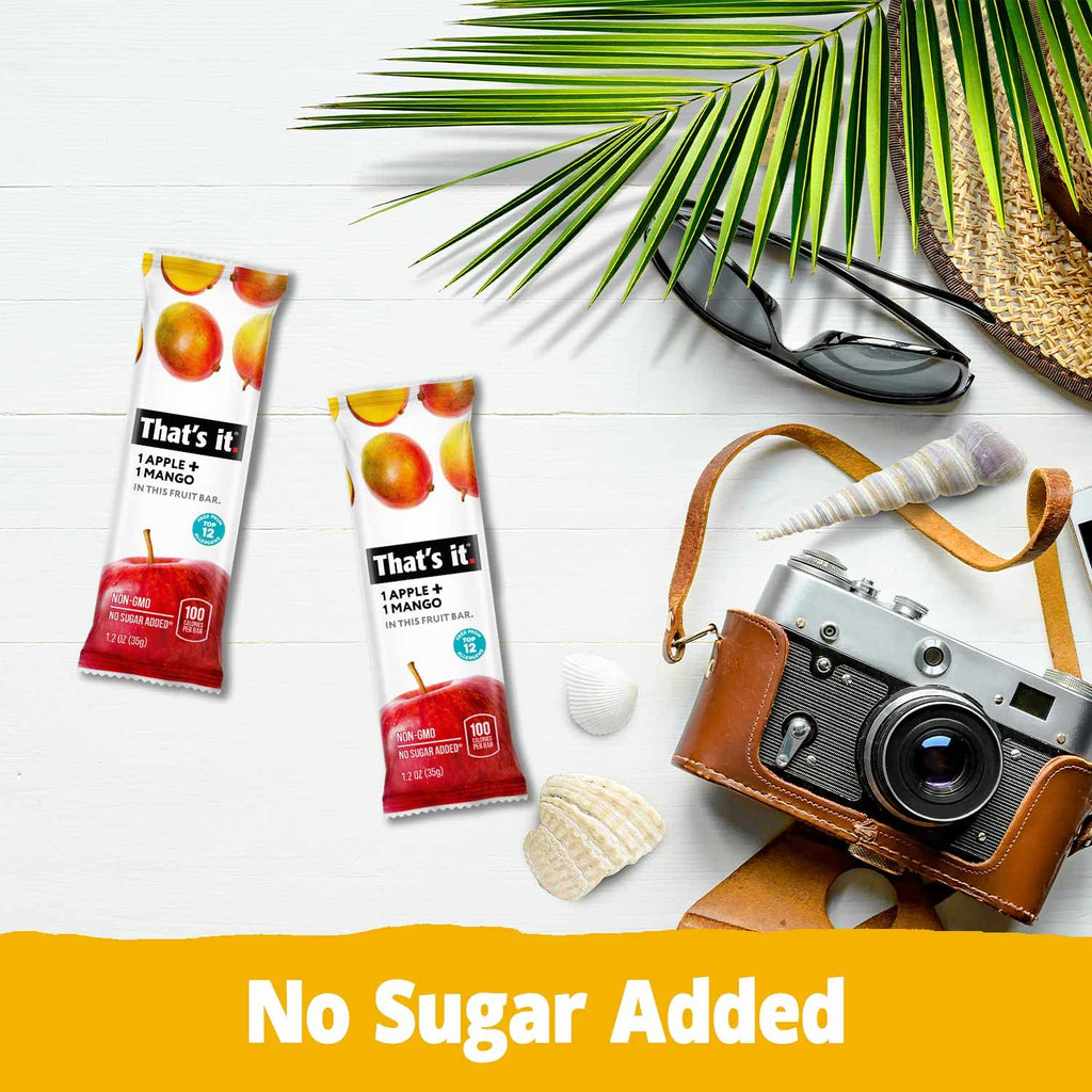 That's it. Variety Pack 100% Natural Real Fruit Bar, Best High Fiber Vegan, Gluten Free Healthy Snack, Paleo for Children & Adults, Non GMO No Added Sugar, No Preservatives Energy Food (12 Pack)