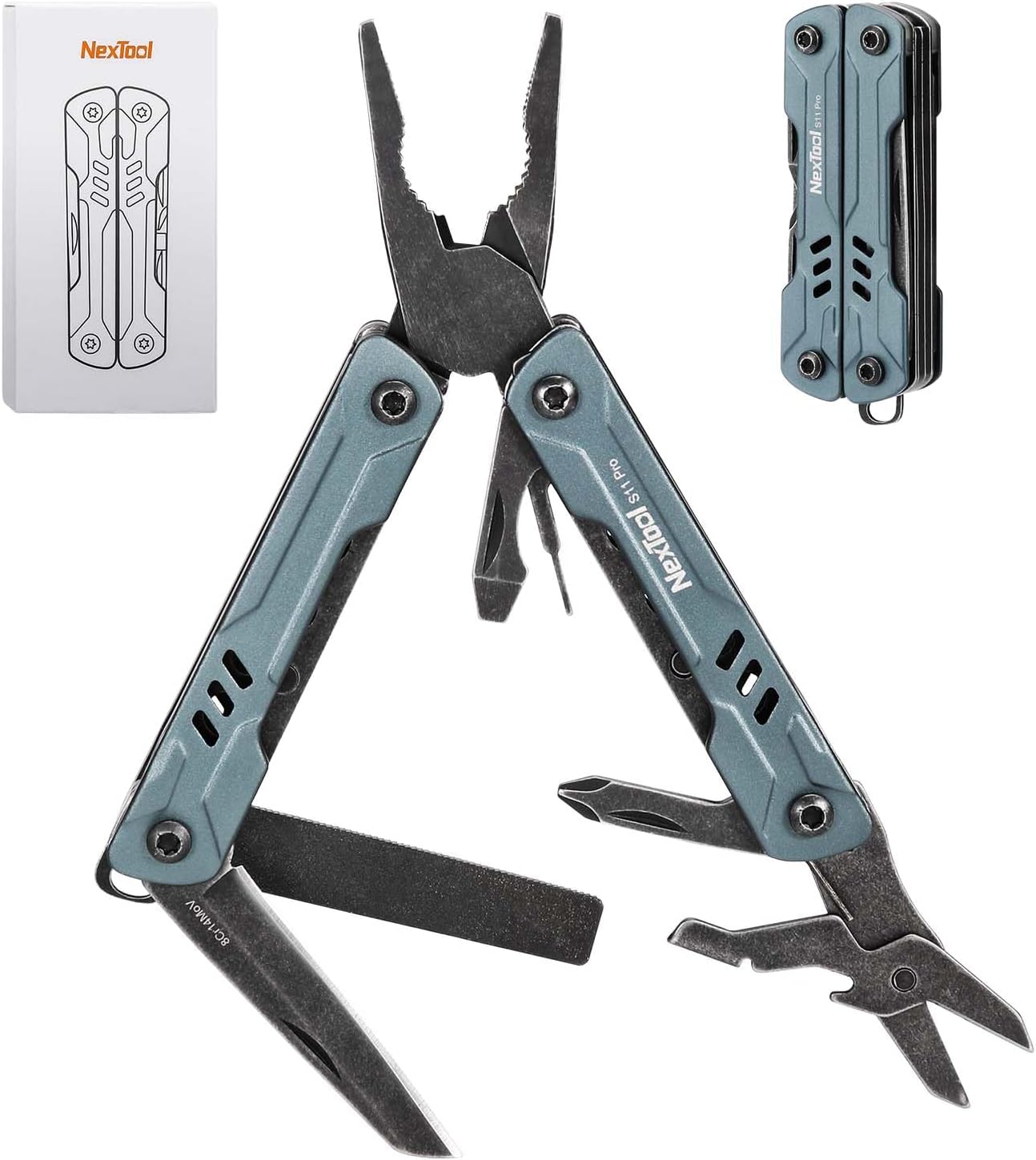 NexTool Mini Sailor S11 Pro, 12-in-1 Compact Keycain Multitool