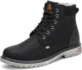 Mishansha Men's Waterproof Snow Boots, Warm Winter Boots