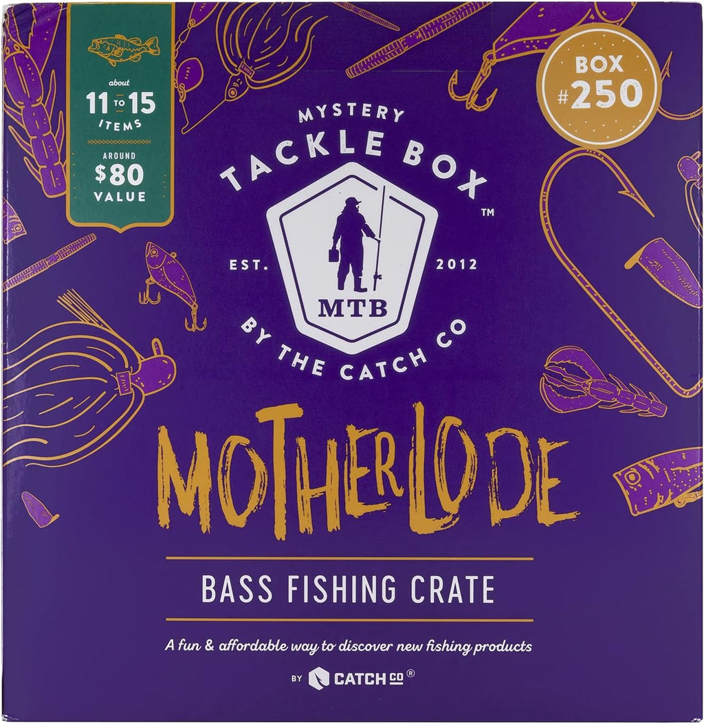 Catch Co Mystery Tackle Box Freshwater Bass Fishing Kit