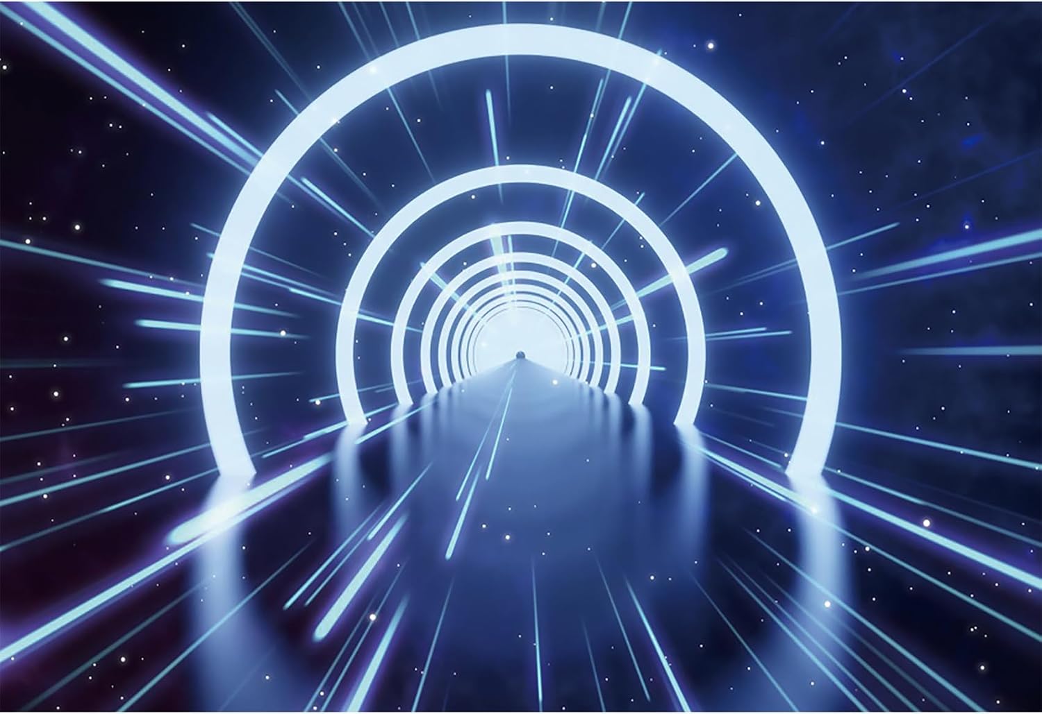 7x5ft Future Tunnel Backdrop Science Fiction Theme Space Interstellar Travel Time Tunnel Photography Background Club Party Space Time Tunnel Decor Banner Adult Portrait Wallpaper