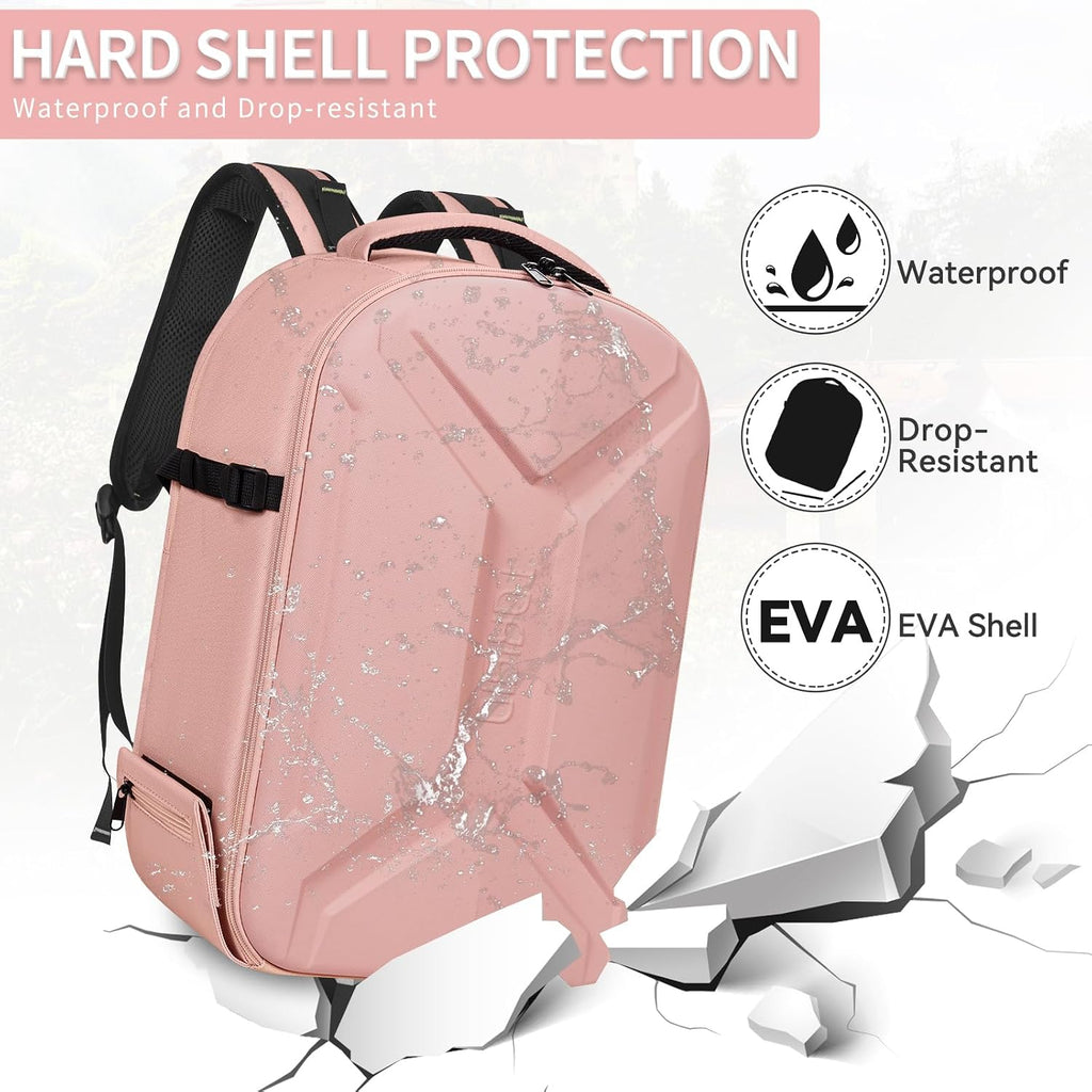 TORIBIO Large Hardshell Camera Backpack DSLR/SLR/Mirrorless Photography Bag