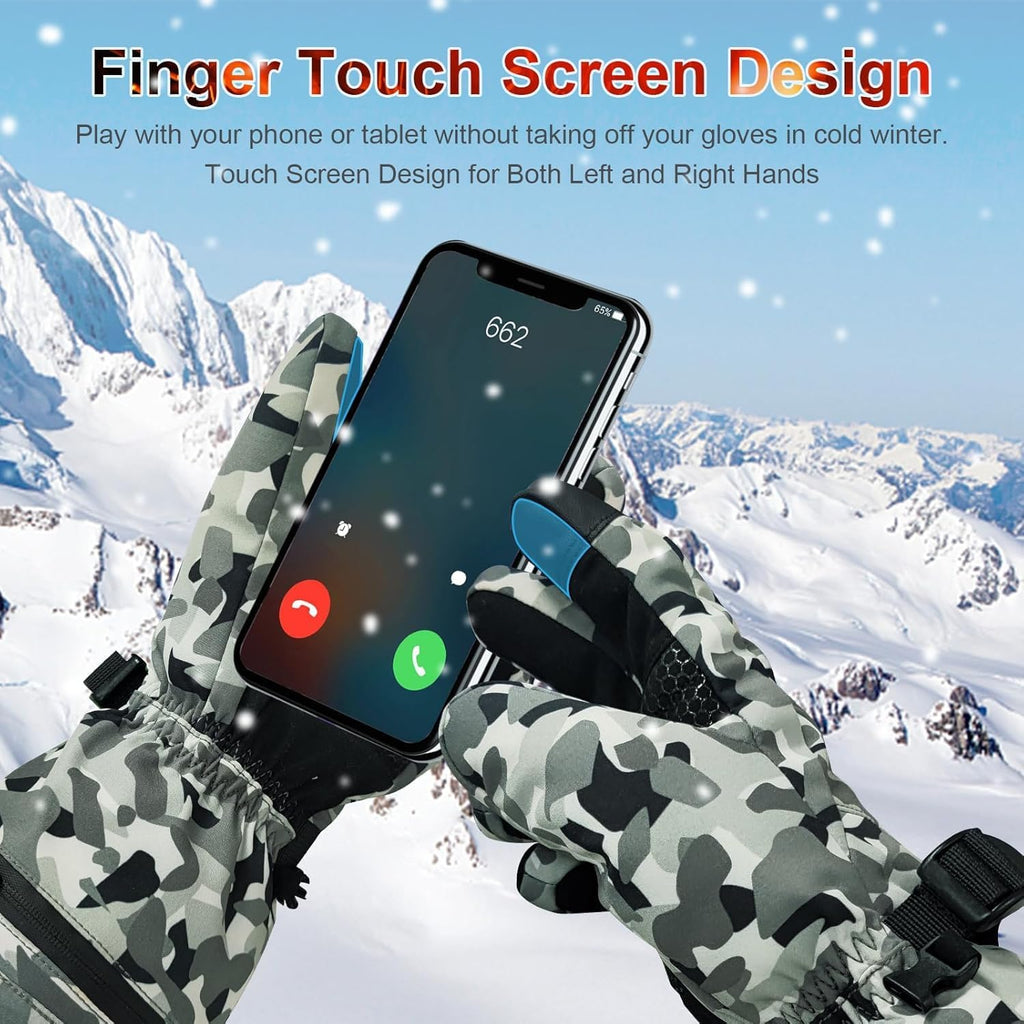 Rechargeable Heated Gloves for Men Women Hand Warmers Winter Ski Gloves