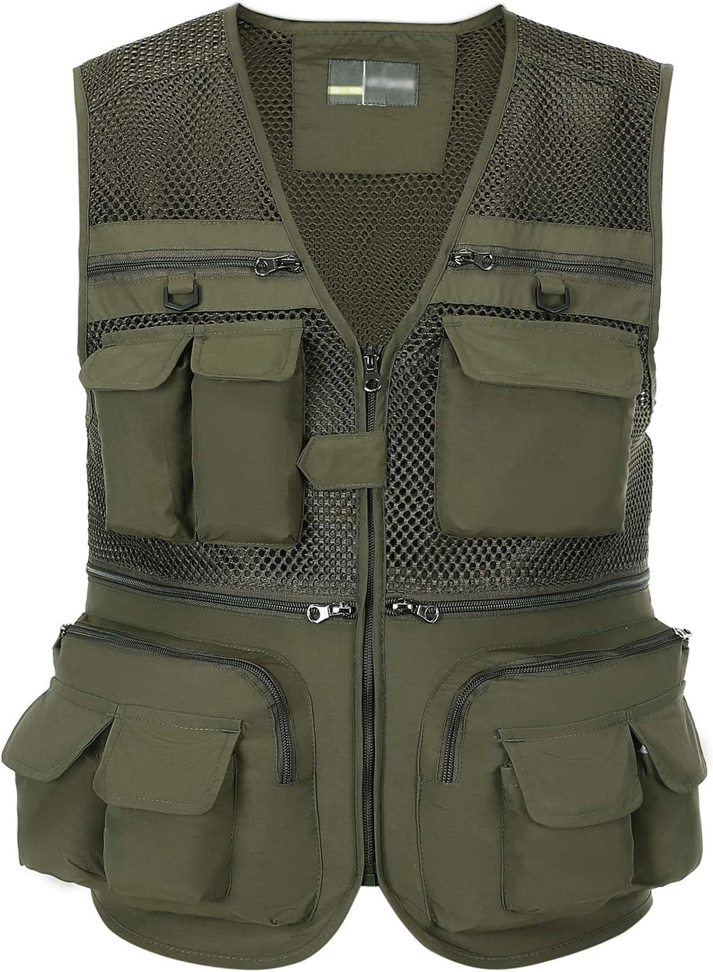 Spanye Mens Outdoor Fishing Vest Safari Travel Photography Vests Jacket Multi Pocket