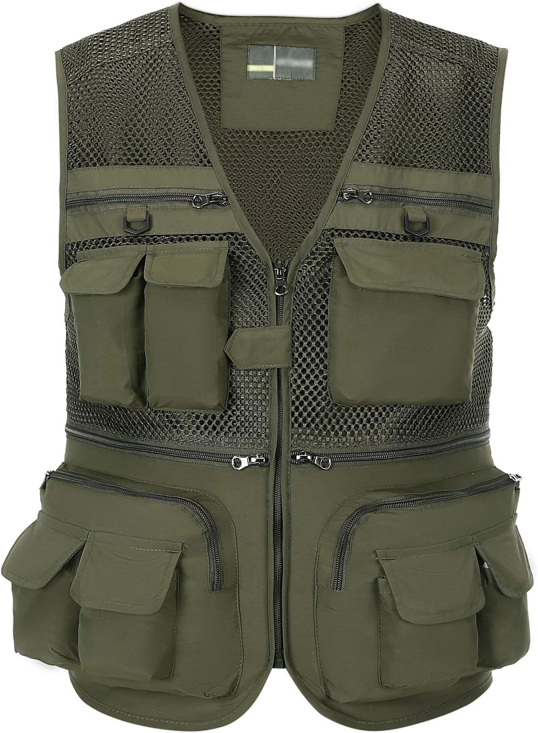 Spanye Mens Outdoor Fishing Vest Safari Travel Photography Vests Jacket Multi Pocket