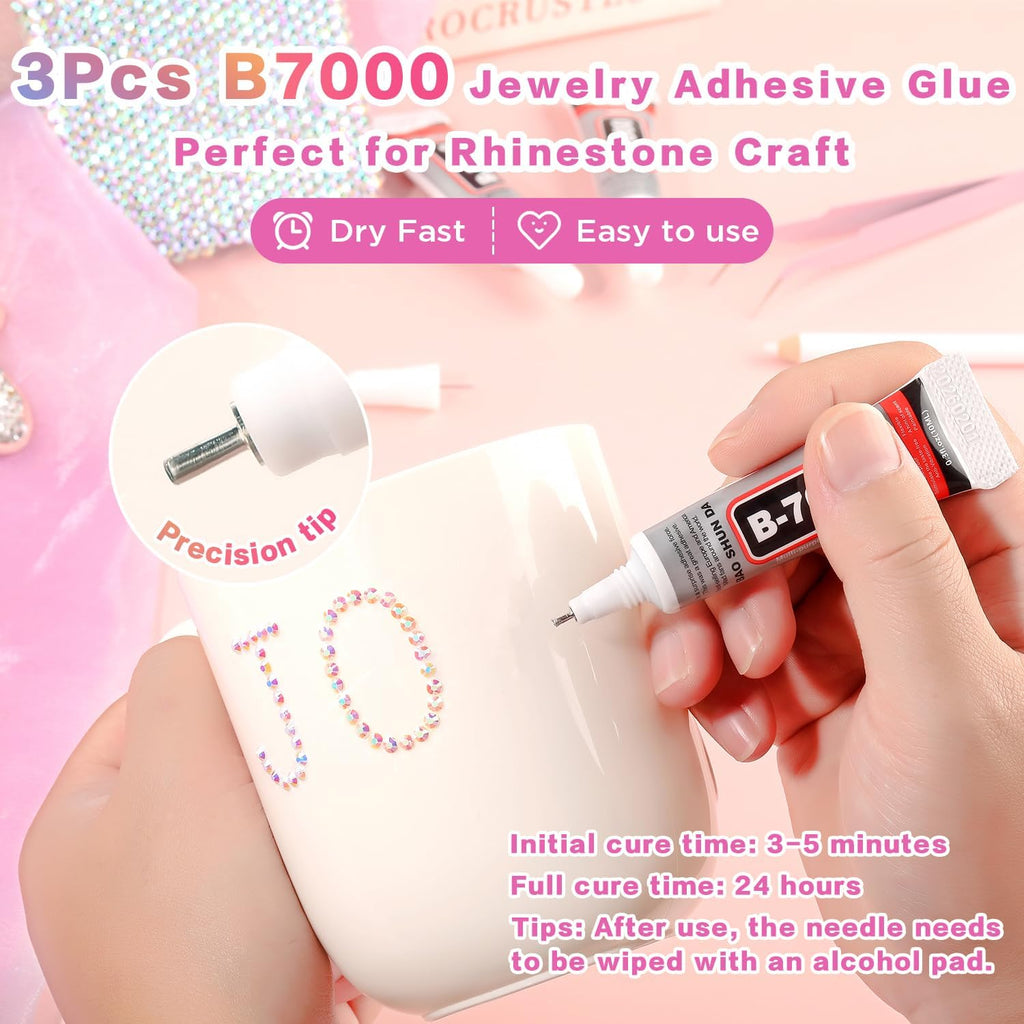 52000Pcs 42 Colors Resin Jelly Rhinestones for Bedazzling